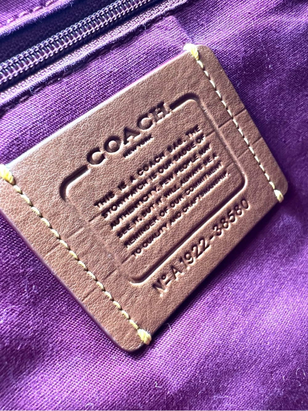 Coach Sutton Hobo Bag – Signature Coated Canvas with Chalk Leather Trim - Picture 8 of 9